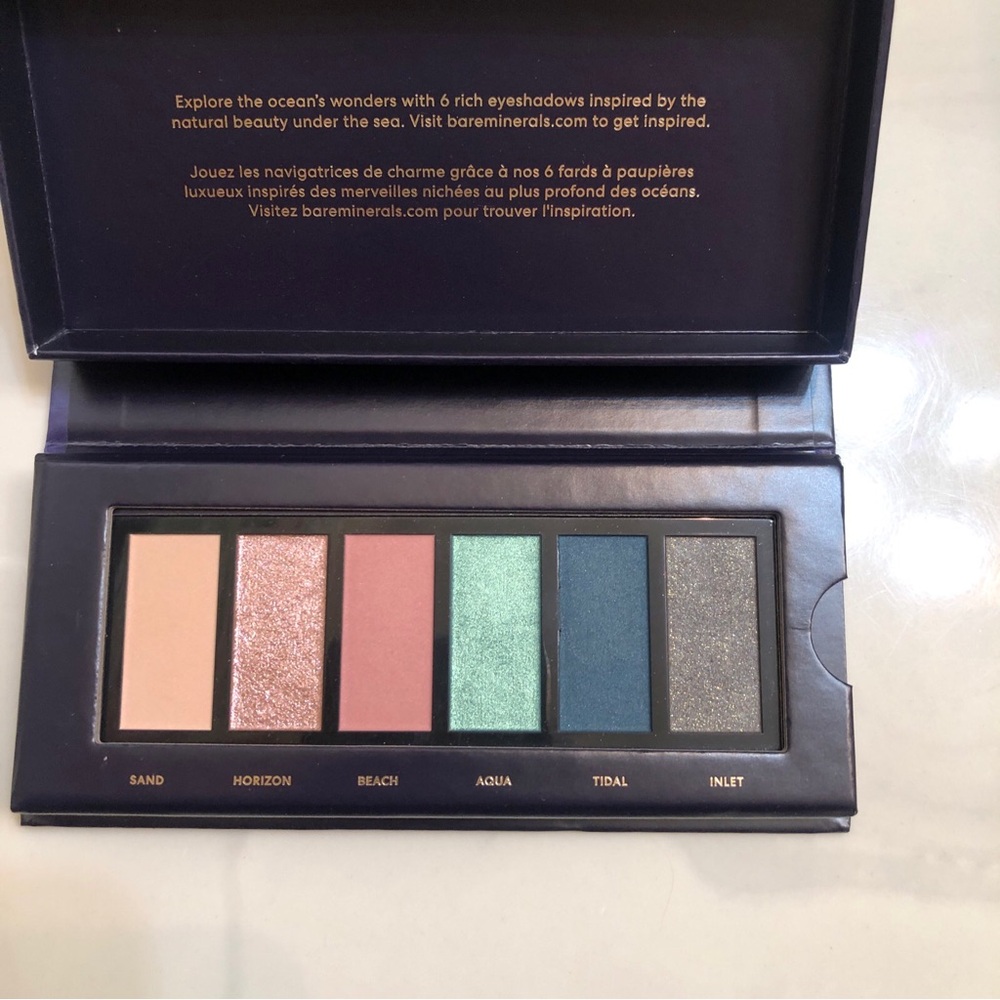 bareMinerals Mineralist Ocean Wonders 6 Pan Eyeshadow Palette 6.6g NIB